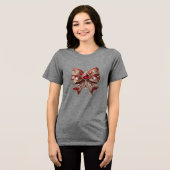 Red Bow Holiday Women's T - Shirt (Vorderseite voll)