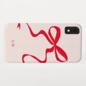 Red Bow Illustration Case-Mate Iphone XS Hülle (Rückseite (Horizontal))