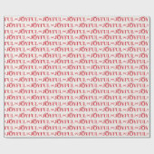 Red Bow Joyful One Foto Moderne Weihnachten Geschenkpapier (Flach)