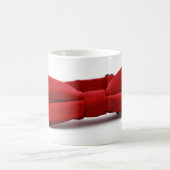 Red Bow Krawatte Hochzeit Brautbräutigam Groom Kaffeetasse (Mittel)