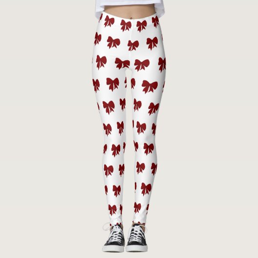 Red Bow Leggings (Vorderseite)