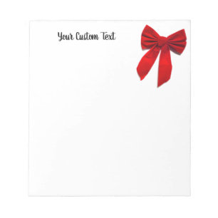 Red Bow Notizblock