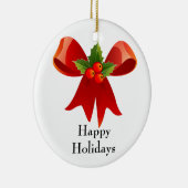 Red Bow Ornament (Rechts)