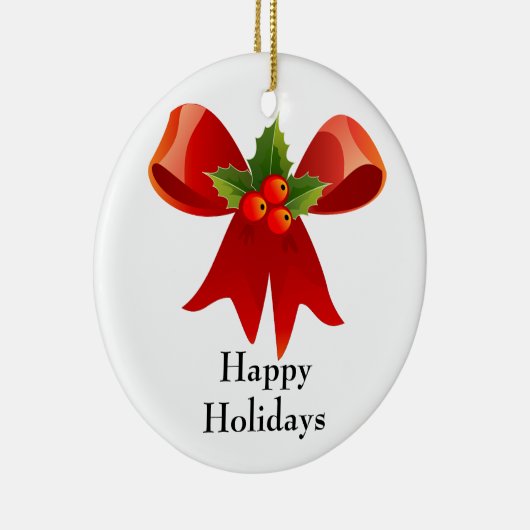 Red Bow Ornament (Rechts)