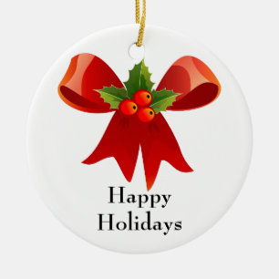 Red Bow Ornament