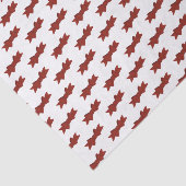Red Bow Pattern Seidenpapier (Ausschnitt)