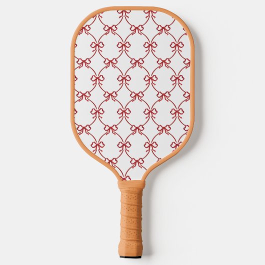 Red Bow Pickleball Paddle (Rückseite)