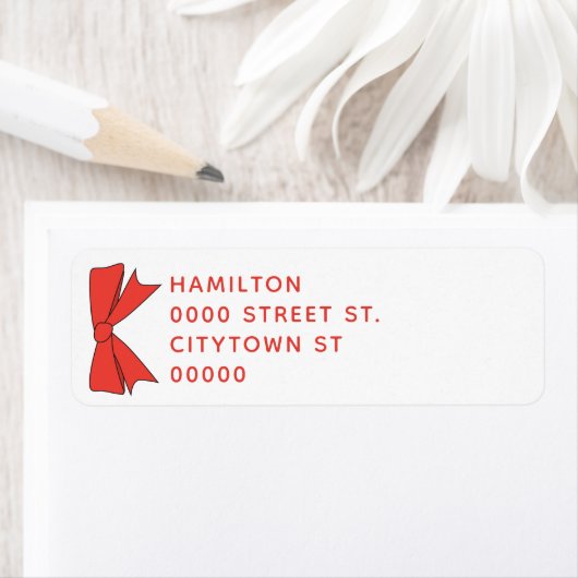 Red Bow Rücksendekennzeichen (Insitu)