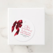 Red Bow Sie bindet das Brautparty des Knotens Geschenkanhänger (Beispiel)