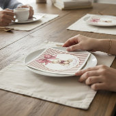 Red Bow Teddy Bear Baby Shower Napkins Serviette