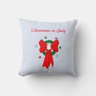Red Bow - Throw Pillow Kissen