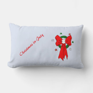 Red Bow - Throw Pillow Lendenkissen