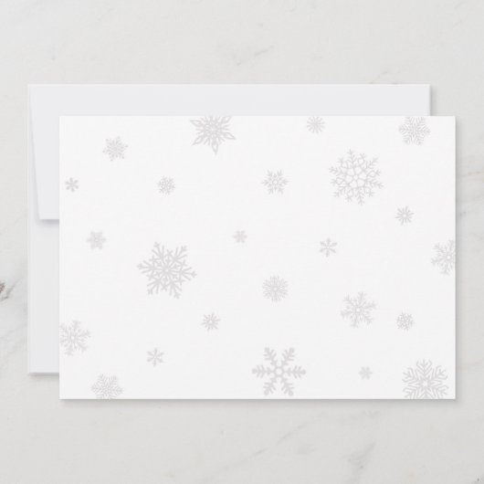 Red Bow Traditional Tree Christmas Party Einladung (Rückseite)