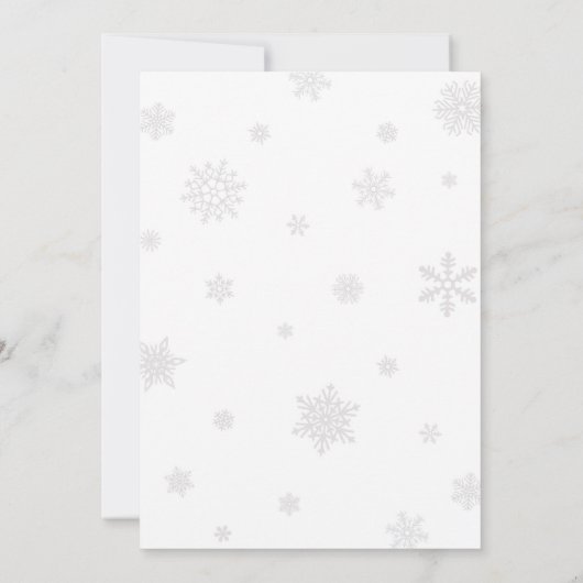 Red Bow Traditional Tree Christmas Party Einladung (Rückseite)