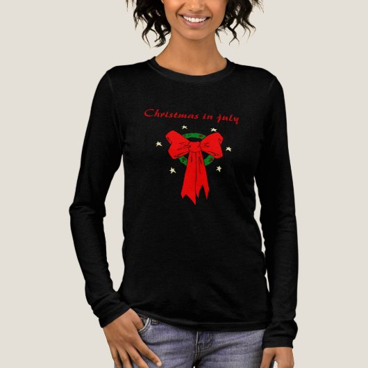 Red Bow - Tri-Blend Shirt (Vorderseite)