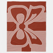 Red Bow - Winter Fleece Blanket (Vorderseite)