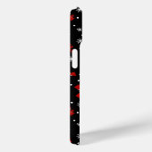 Red Bow Winter Pattern Case-Mate iPhone Hülle (Rückseite / Rechts)