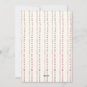 Red Bow Wreath Foto Feiertagskarte (Rückseite)