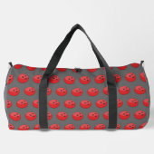 Red Bowling Ball Pattern Duffle Bag (Rückseite)