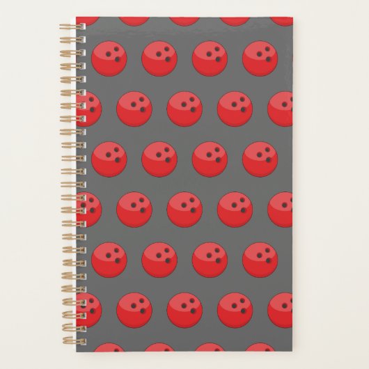 Red Bowling Ball Pattern Planer (Vorderseite)