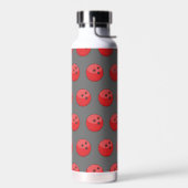 Red Bowling Ball Pattern Trinkflasche (Links)
