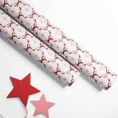 Red Bows & Hearts Geschenkpapier