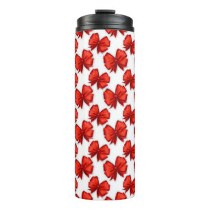 Red Bows Thermosbecher