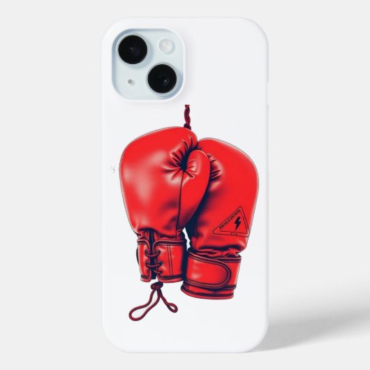 Red Boxing Gloves Case-Mate iPhone Hülle (Rückseite)