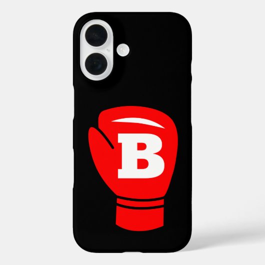 Red Boxing Handschuhlogo kundenspezifisch Case-Mate iPhone Hülle (Rückseite)