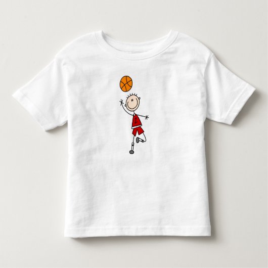 Red Boy Basketball T - Shirt und Geschenke (Vorderseite)