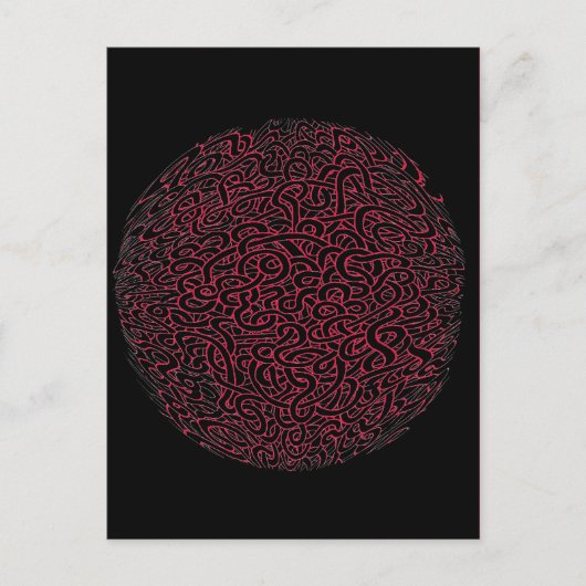 Red Brain Postkarte (Vorderseite)