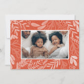 Red Bramble | Botanisches Foto Feiertagskarte (Vorderseite)