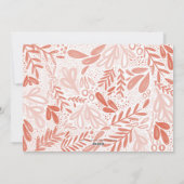 Red Bramble | Botanisches Foto Feiertagskarte (Rückseite)