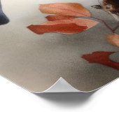 Red Breastch Nuthatch Bird Art Print Poster (Ecke)