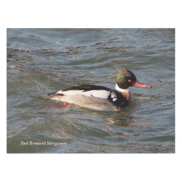 Red Breasted Merganser tablecloth Tischdecke