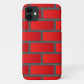 Red Brick Case-Mate iPhone Hülle (Rückseite)