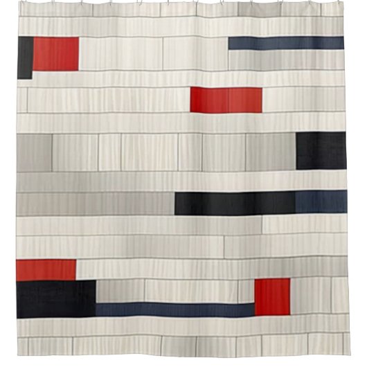 Red Brick Duschvorhang (Vorderseite)
