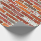 Red Brick Pattern Geschenkpapier (Ecke)