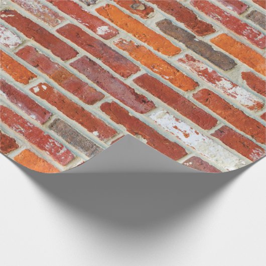 Red Brick Pattern Geschenkpapier (Ecke)
