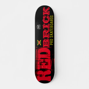 RED BRICK Skateboard, 7¾ Zoll Deck Skateboard