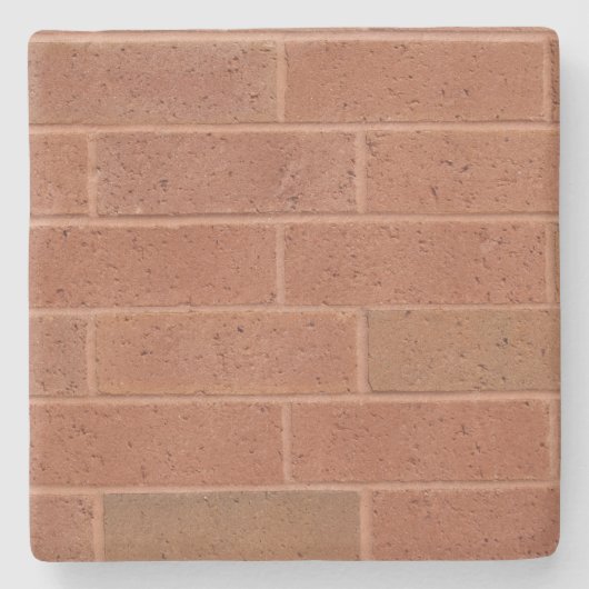 Red Brick Texture Square Untersetzer (Vorderseite)
