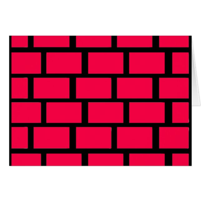 RED BRICK WALL (Vorderseite (Horizontal))