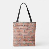 Red brick wall in the morning tasche (Rückseite)