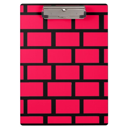RED BRICK WALL KLEMMBRETT (Vorderseite)