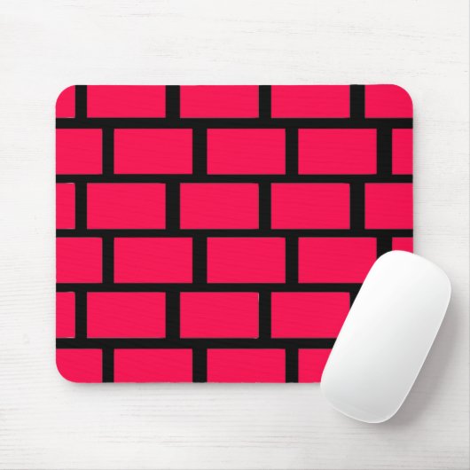 RED BRICK WALL MOUSEPAD (Mit Mouse)