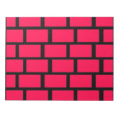 RED BRICK WALL NOTIZBLOCK (Vorderseite)