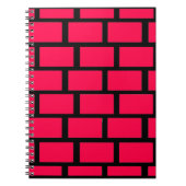 RED BRICK WALL NOTIZBLOCK (Vorderseite)