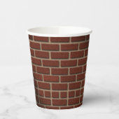 RED BRICK WALL PAPPBECHER (Links)