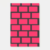 RED BRICK WALL POST-IT KLEBEZETTEL (Vorderseite)