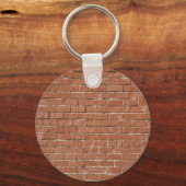 Red Brick Wall Rustic Schlüsselanhänger (Vorderseite)
